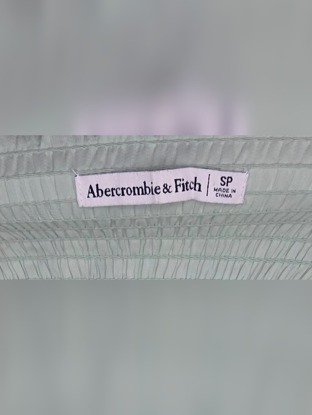 Abercrombie Floral Ruched Maxi Dress Side Slit Cottagecore Resort Dress SP - Picture 9 of 10